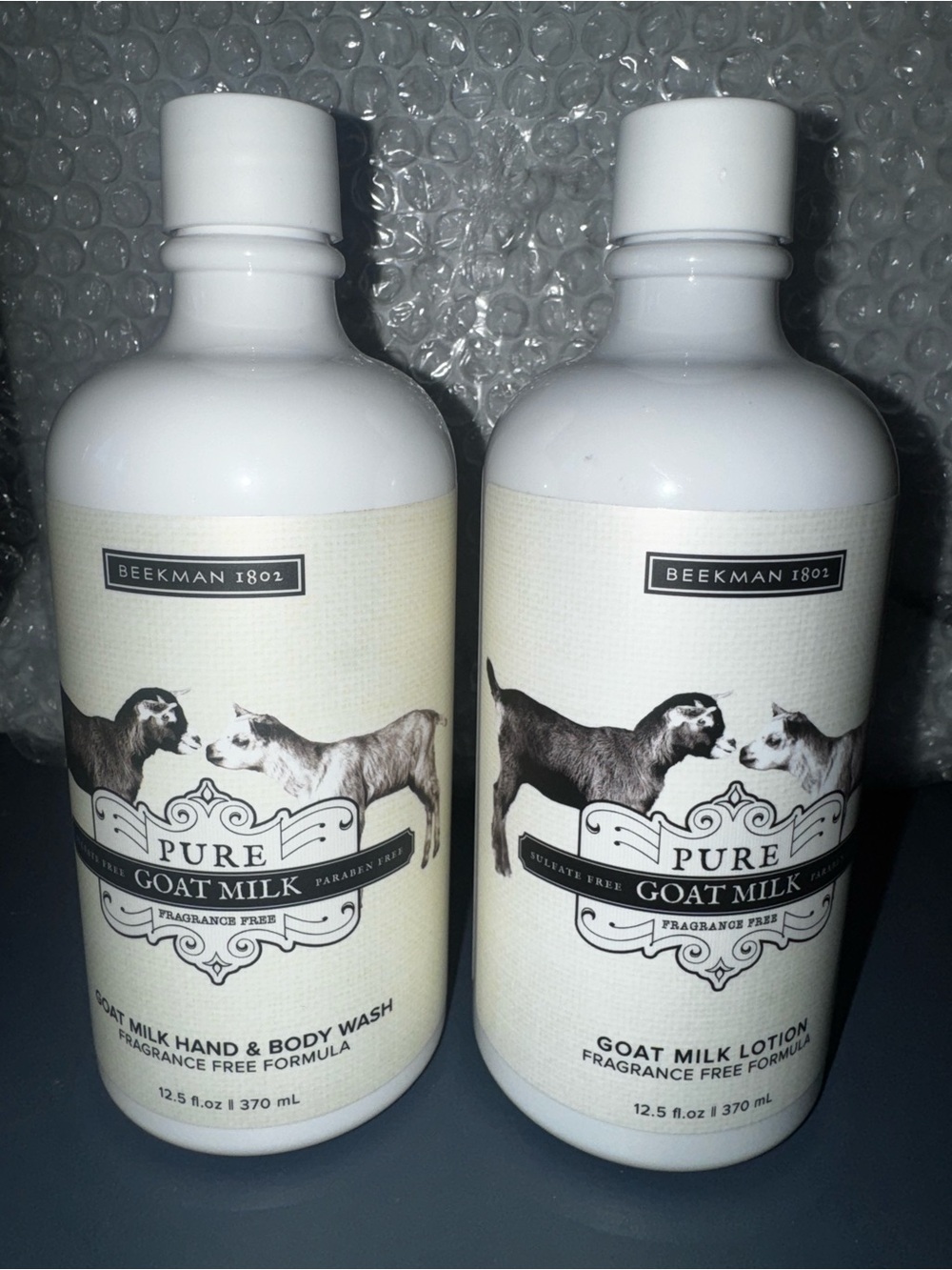 Beekman 1802 Pure Goat Milk Body Wash & Lotion Duo - White